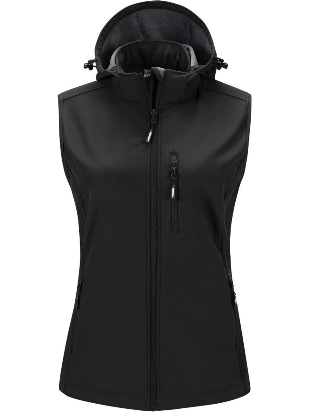 Lightweight Hooded Golf & Running Vest for Women - Outdoor Activewear Outerwear